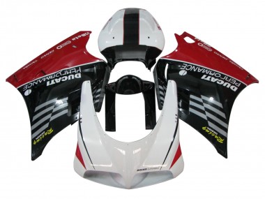 Purchase 1993-2005 Ducati 748/916/996/998 Motorcycle Fairings - White Red Glossy Black Racing Performance Canada