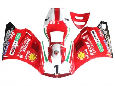 Purchase 1993-2005 Ducati 748/916/996/998 Motorcycle Fairings - White Red Yellow Green Glossy Black Performance Canada