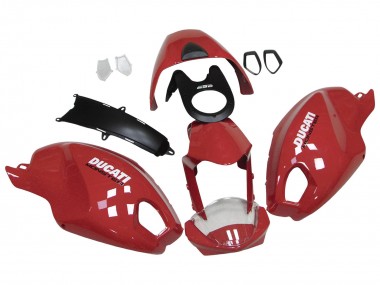 Purchase 2008-2012 Ducati Monster 696 796 1100 1100S Motorcycle Fairings - Red White Canada