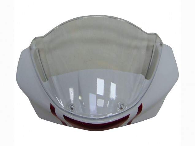 2008-2012 Ducati Monster 696 796 1100 1100S Motorcycle Fairings - White Red Glossy Black Canada