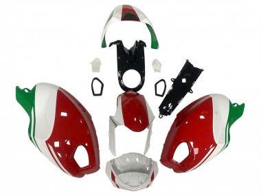 Purchase 2008-2012 Ducati Monster 696 796 1100 1100S Motorcycle Fairing - White Red Green Canada
