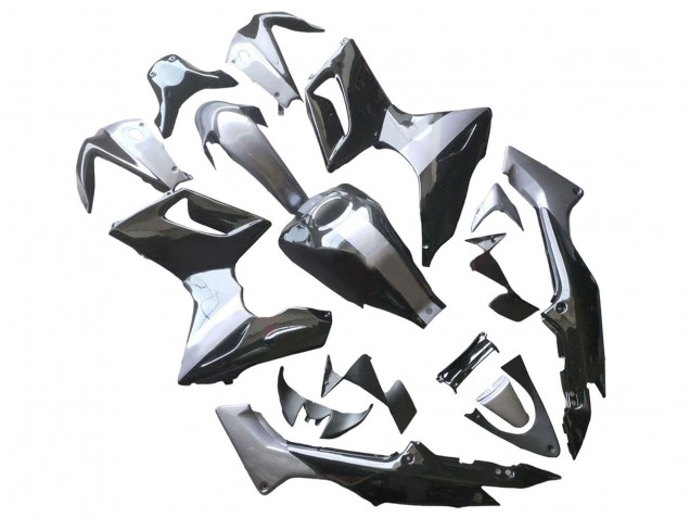 2002-2006 Honda CBR125R Motorcycle Fairings - Silver Glossy Black Canada