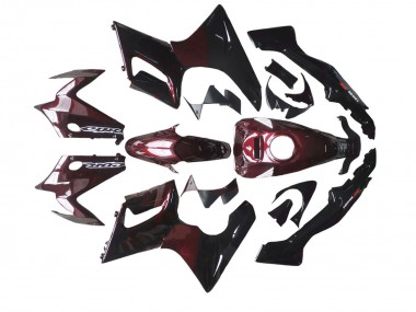 Purchase 2002-2006 Honda CBR125R Motorcycle Fairings - Glossy Black Red Flame Canada