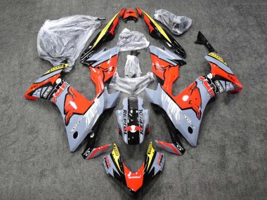 Purchase 2013-2015 Honda CBR500R Motorcycle Fairings - Glossy Nardo Grey Yellow Glossy Black Repsol HRC Red Bull Canada