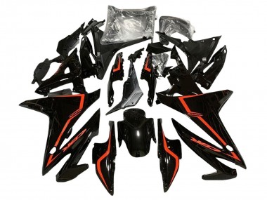 Purchase 2016-2018 Honda CBR500R Motorcycle Fairings - Glossy Black Red Canada