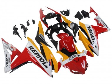 Purchase 2016-2018 Honda CBR500R Motorcycle Fairings - Yellow White Red Repsol HRC Canada
