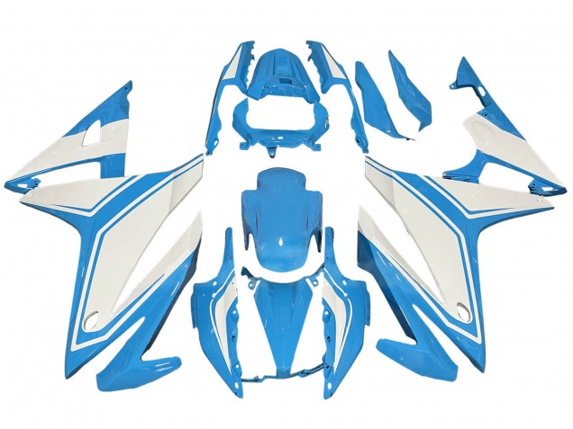 2016-2018 Honda CBR500R Motorcycle Fairings - Light Blue White Canada
