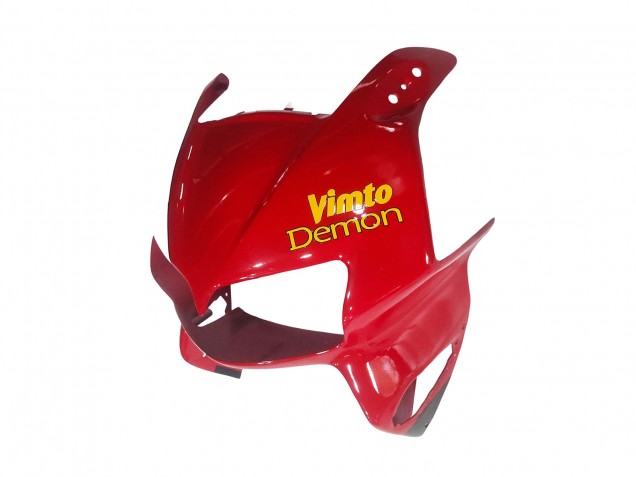 1998-2001 Honda VFR 800 Motorcycle Fairings - Red White Glossy Black Vimto Canada