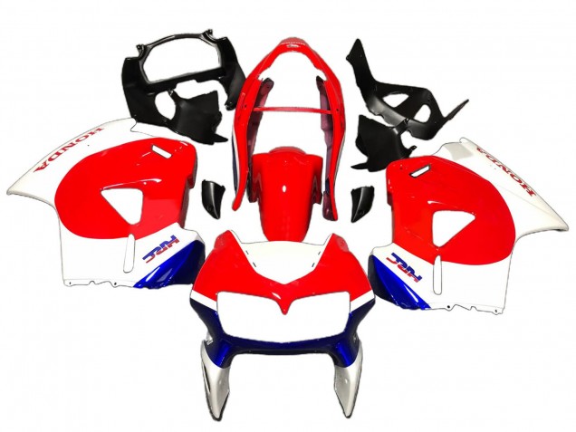 1998-2001 Honda VFR 800 Motorcycle Fairings - White Red Blue Canada