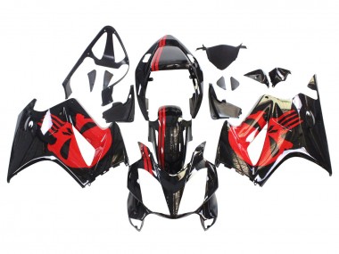 Purchase 2002-2013 Honda VFR 800 Motorcycle Fairings - Glossy Black Red Canada