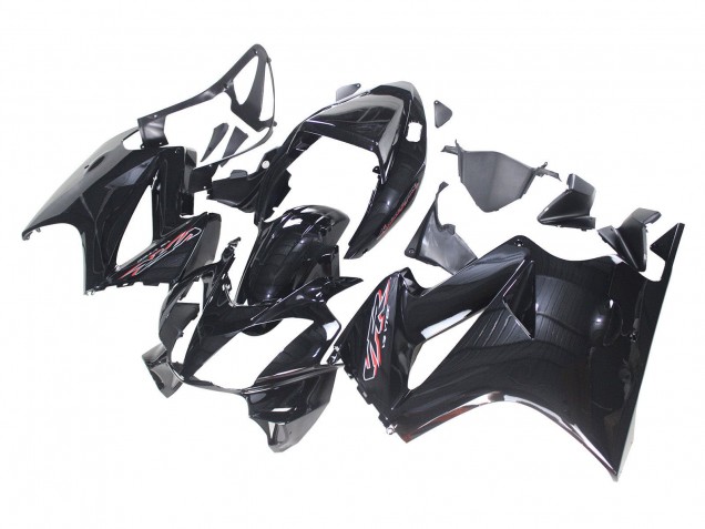 2002-2013 Honda VFR 800 Motorcycle Fairing - Glossy Black Canada