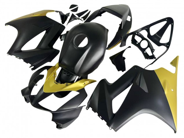 2002-2013 Honda VFR 800 Motorcycle Fairings - Yellow Matte Black Canada