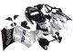 2002-2013 Honda VFR 800 Motorcycle Fairings - Silver Glossy Black Repsol Canada