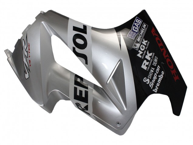 2002-2013 Honda VFR 800 Motorcycle Fairings - Silver Glossy Black Repsol Canada