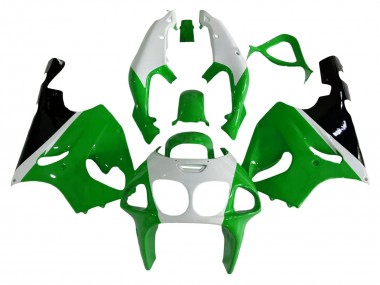 Purchase 1996-2003 Kawasaki ZX7R Motorcycle Fairings - White Green Black Canada