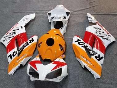 Purchase 2004-2005 Honda CBR1000RR Motorcycle Fairings - White Orange Black Red Repsol Canada