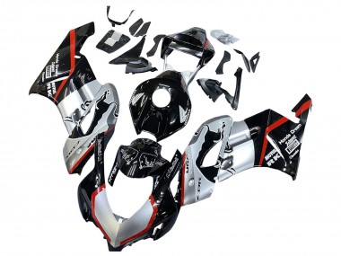 Purchase 2004-2005 Honda CBR1000RR Motorcycle Fairings - Silver Glossy Black Red Stripe Canada