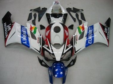 Purchase 2004-2005 Honda CBR1000RR Motorcycle Fairings - White Blue Red Glossy Black Star EuroBet Lee Canada
