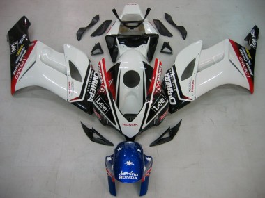 Purchase 2004-2005 Honda CBR1000RR Motorcycle Fairings - White Blue Red Glossy Black Star Carrera Lee Canada