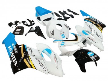 Purchase 2004-2005 Honda CBR1000RR Motorcycle Fairings - White Light Blue Yellow Black Konica Minolta Canada