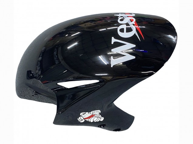 2004-2005 Honda CBR1000RR Motorcycle Fairings - Glossy Black White West Canada