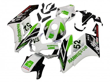 Purchase 2004-2005 Honda CBR1000RR Motorcycle Fairings - White Green Glossy Black Hannspree 52 Canada