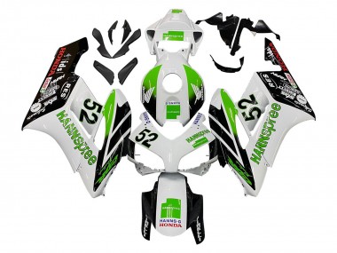 Purchase 2004-2005 Honda CBR1000RR Motorcycle Fairings - White Green Glossy Black Hannspree 52 Canada