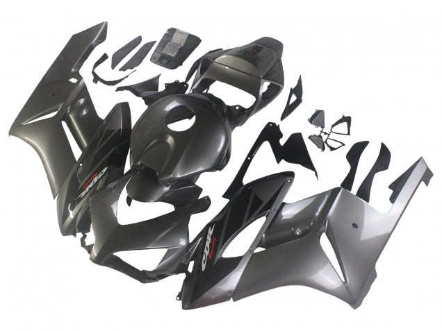 2004-2005 Honda CBR1000RR Motorcycle Fairings - Glossy Grey Glossy Black Canada