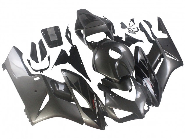 2004-2005 Honda CBR1000RR Motorcycle Fairings - Glossy Grey Glossy Black Canada