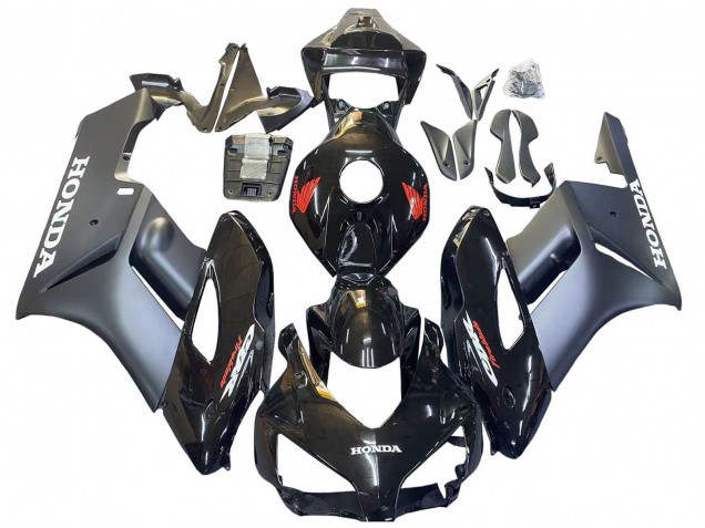 2004-2005 Honda CBR1000RR Motorcycle Fairings - Glossy Black Matte Grey Red Fireblade Canada