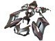 2004-2005 Honda CBR1000RR Motorcycle Fairings - Glossy Black Glossy Grey Red Stripe Canada