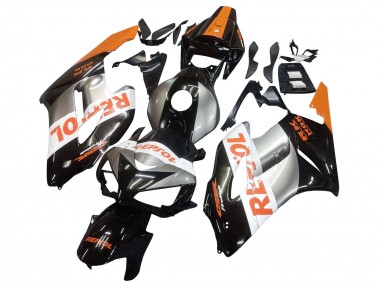 Purchase 2004-2005 Honda CBR1000RR Motorcycle Fairings - Orange Silver Glossy Black Repsol Canada