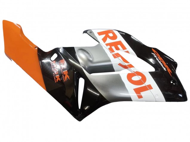 2004-2005 Honda CBR1000RR Motorcycle Fairings - Orange Silver Glossy Black Repsol Canada