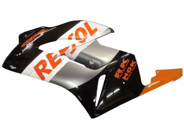 2004-2005 Honda CBR1000RR Motorcycle Fairings - Orange Silver Glossy Black Repsol Canada