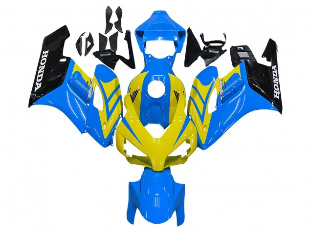 2004-2005 Honda CBR1000RR Motorcycle Fairings - Blue Yellow Glossy Black Canada