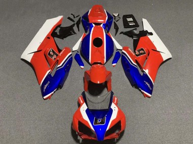 Purchase 2004-2005 Honda CBR1000RR Motorcycle Fairings - White Red Blue 6 Canada