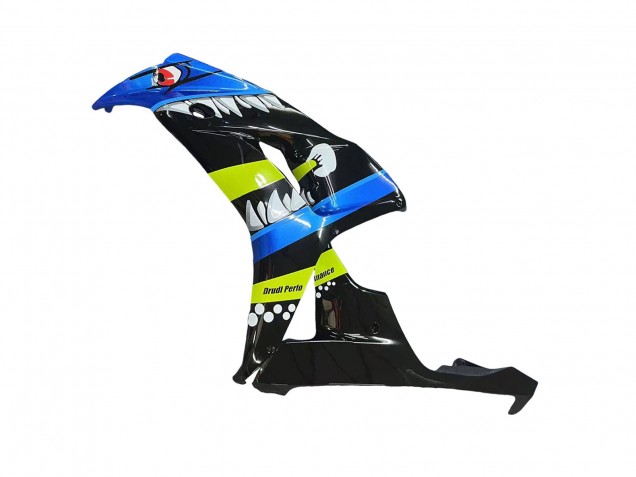 2006-2007 Honda CBR1000RR Motorcycle Fairings - Blue Fluorescent Green Glossy Black Shark 46 Canada