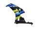 2006-2007 Honda CBR1000RR Motorcycle Fairings - Blue Fluorescent Green Glossy Black Shark 46 Canada