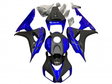 Purchase 2006-2007 Honda CBR1000RR Motorcycle Fairings - Blue Matte Black Canada