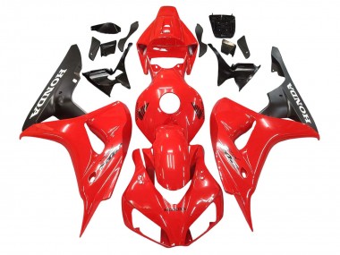 Purchase 2006-2007 Honda CBR1000RR Motorcycle Fairings - Red Matte Black Canada