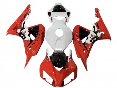Purchase 2006-2007 Honda CBR1000RR Motorcycle Fairings - White Red Glossy Black Canada