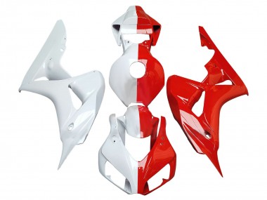 Purchase 2006-2007 Honda CBR1000RR Motorcycle Fairings - White Red Split Canada