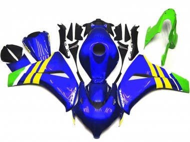 Purchase 2008-2011 Honda CBR1000RR Motorcycle Fairings - Blue Yellow White Green Canada