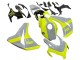 2008-2011 Honda CBR1000RR Motorcycle Fairings - Nardo Grey Fluorescent Green Canada