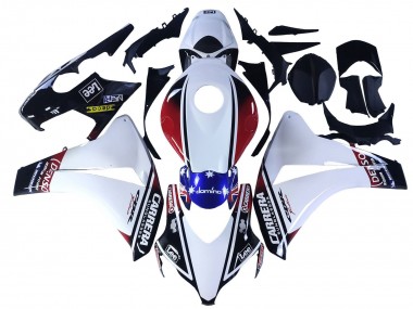 Purchase 2008-2011 Honda CBR1000RR Motorcycle Fairings - White Red Blue Black Star Lee Carrera Canada