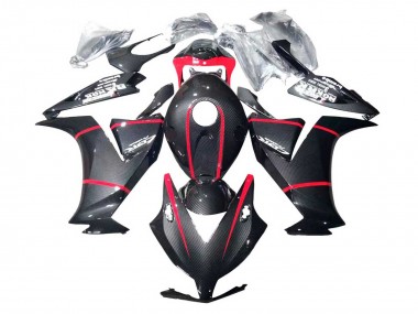 Purchase 2012-2016 Honda CBR1000RR Motorcycle Fairings - Black Carbon Fiber Red Canada