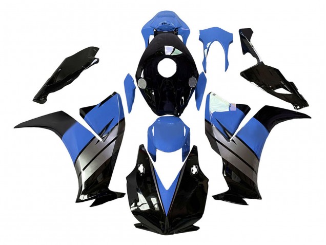 2012-2016 Honda CBR1000RR Motorcycle Fairings - Light Blue Silver Glossy Black Canada
