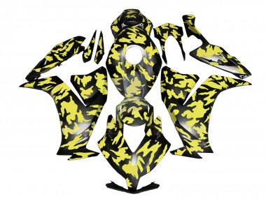 Purchase 2012-2016 Honda CBR1000RR Motorcycle Fairings - Yellow Grey Black Camouflage Canada
