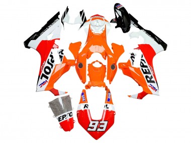 Purchase 2017-2023 Honda CBR1000RR Motorcycle Fairings - White Orange Red Glossy Black HRC Repsol 93 Canada