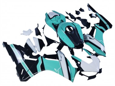 Purchase 2017-2023 Honda CBR1000RR Motorcycle Fairings - White Light Blue Glossy Black Canada